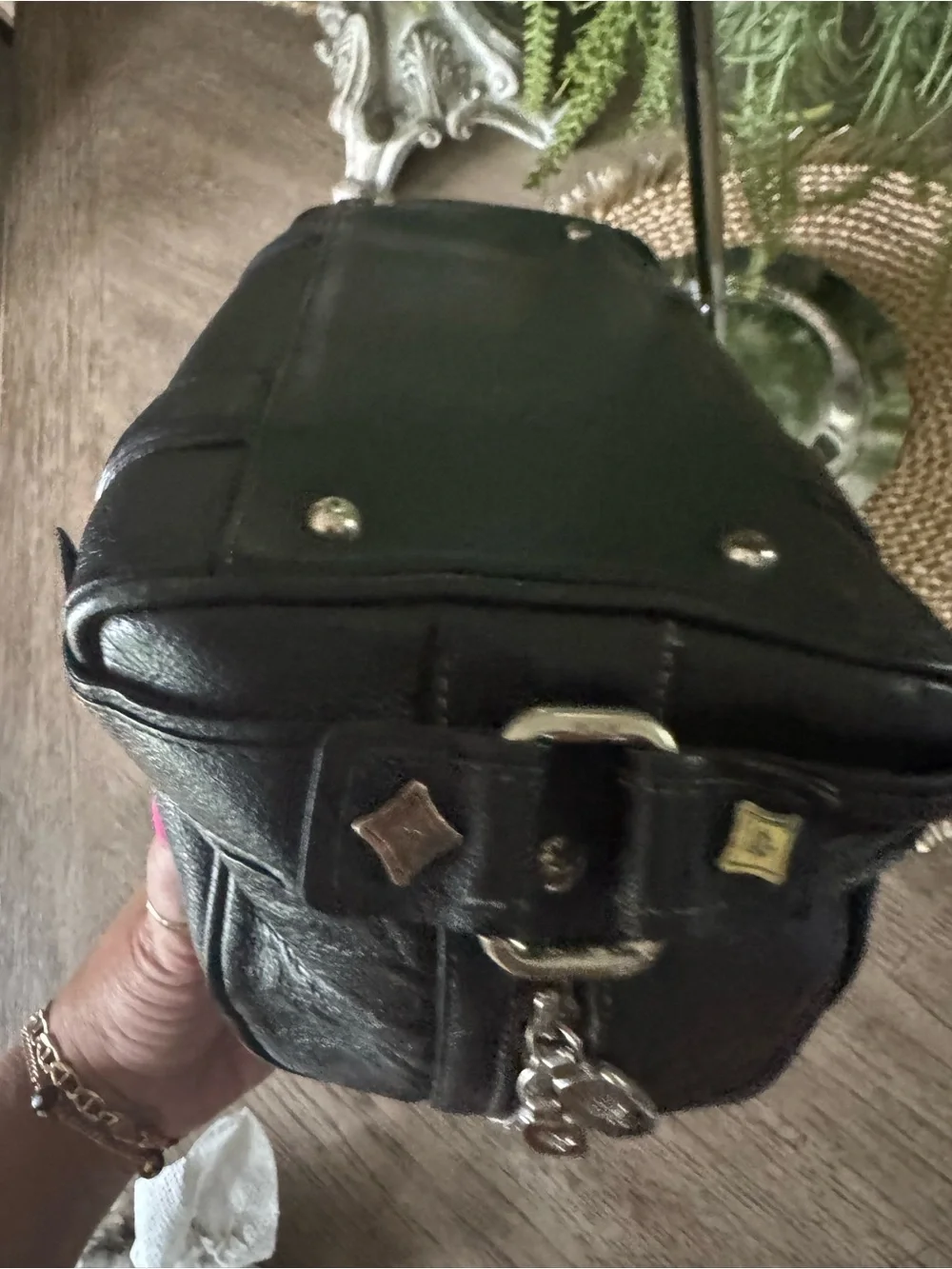 MCM classic satchel